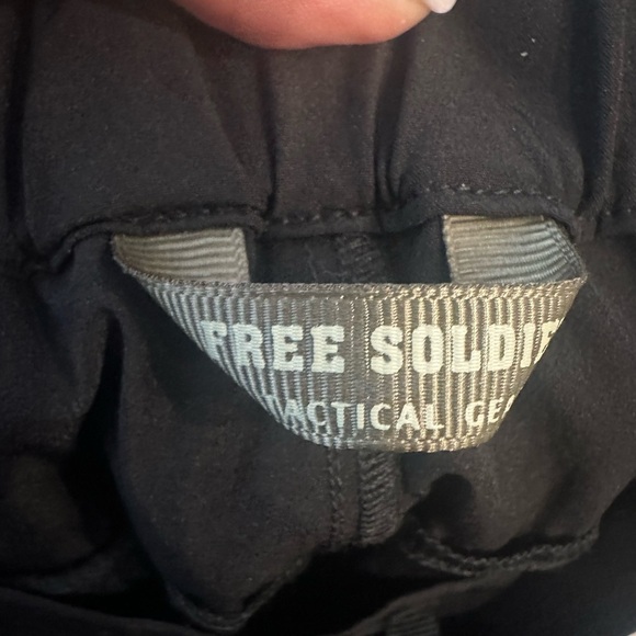 Free Soldier Tactical Pants Womens Size 10 Black Straight Leg Nylon  W/Pockets. - Picture 4 of 5